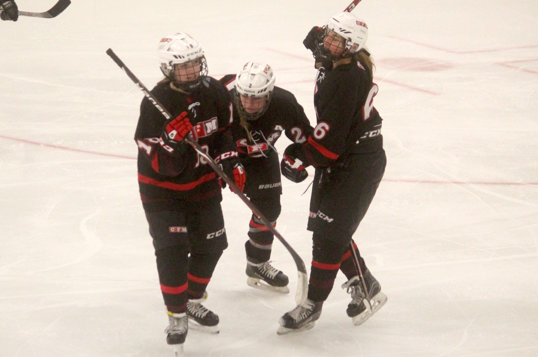 Chi-Hi/Menomonie girls hockey at Eau Claire Area 12-13-18
